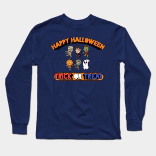 Halloween Characters Collection Long Sleeve T-Shirt